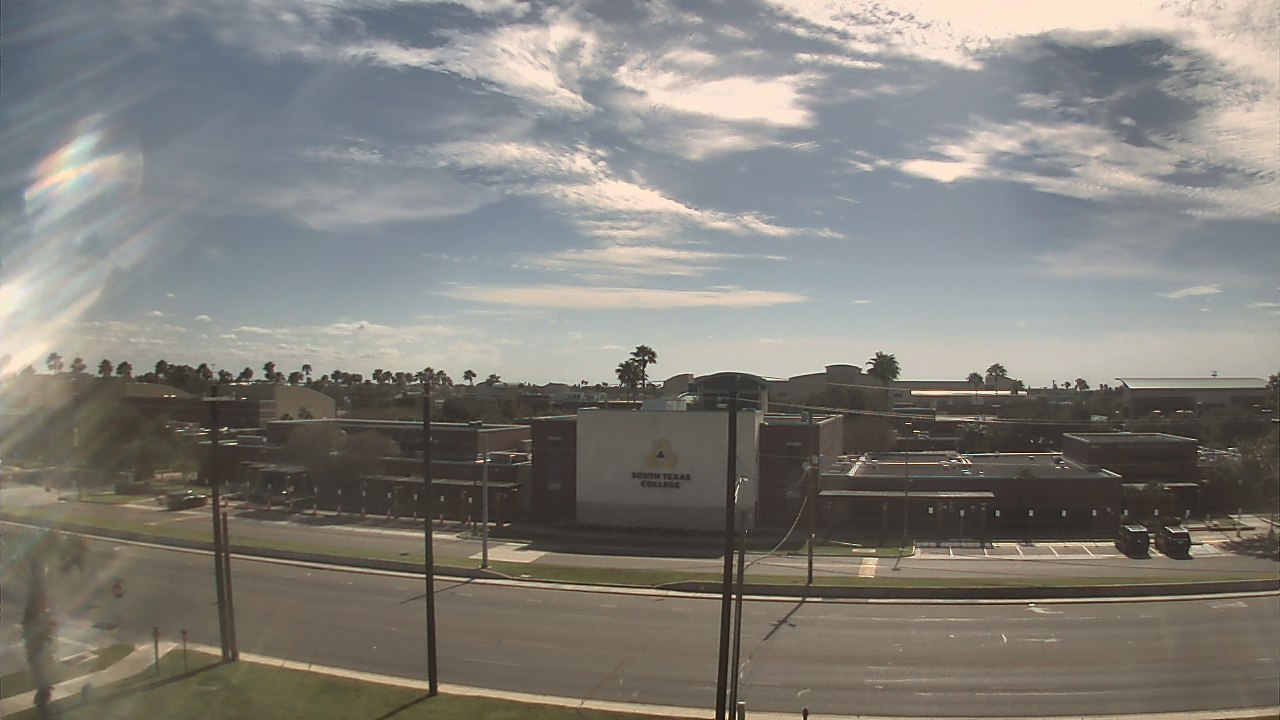 Thumbnail for current weather camera view from South Texas College (old 2013 unit) in McAllen, Texas