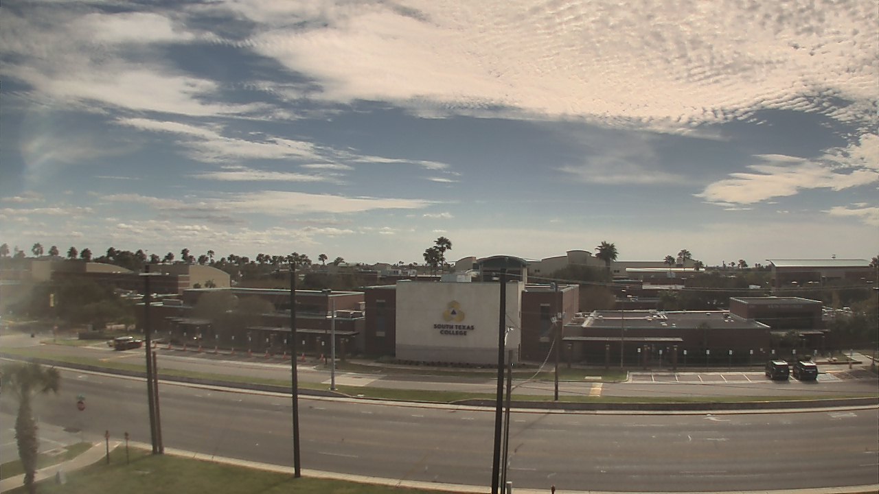 Thumbnail for current weather camera view from South Texas College (old 2013 unit) in McAllen, Texas