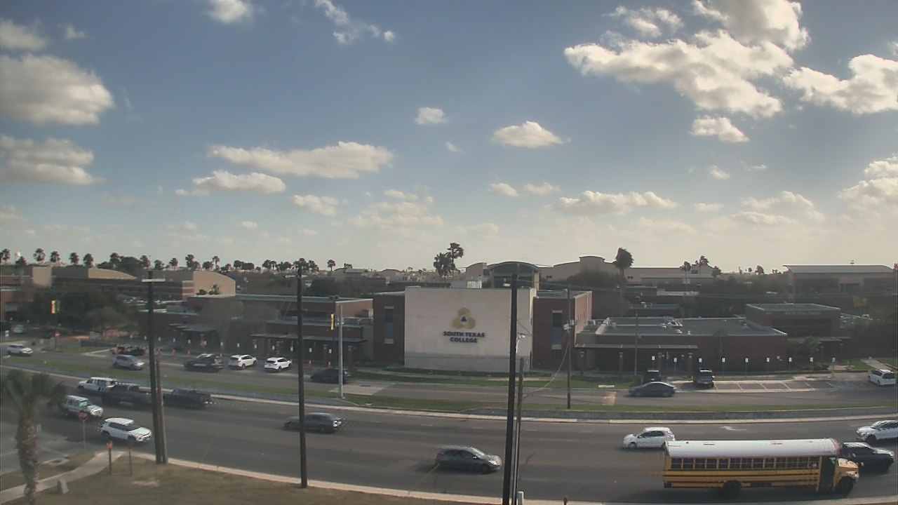 Thumbnail for current weather camera view from South Texas College (old 2013 unit) in McAllen, Texas