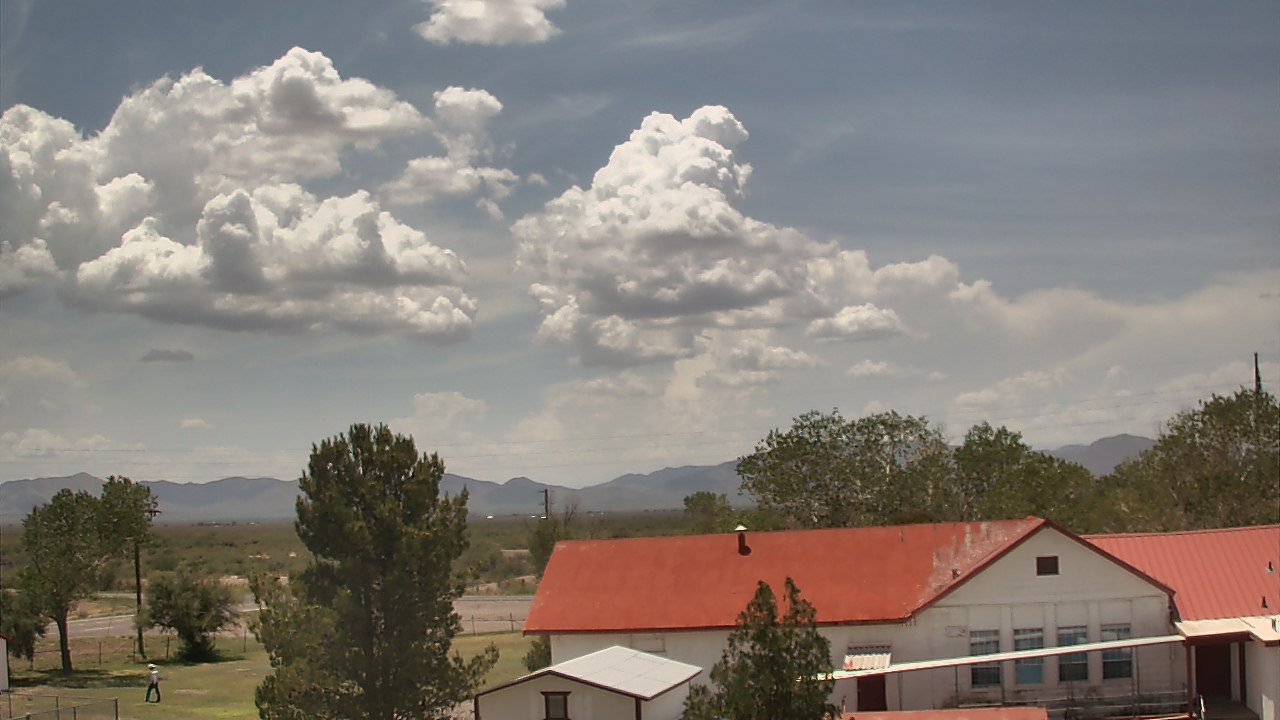 Thumbnail for current weather camera view from Double Adobe ES in McNeal, Arizona