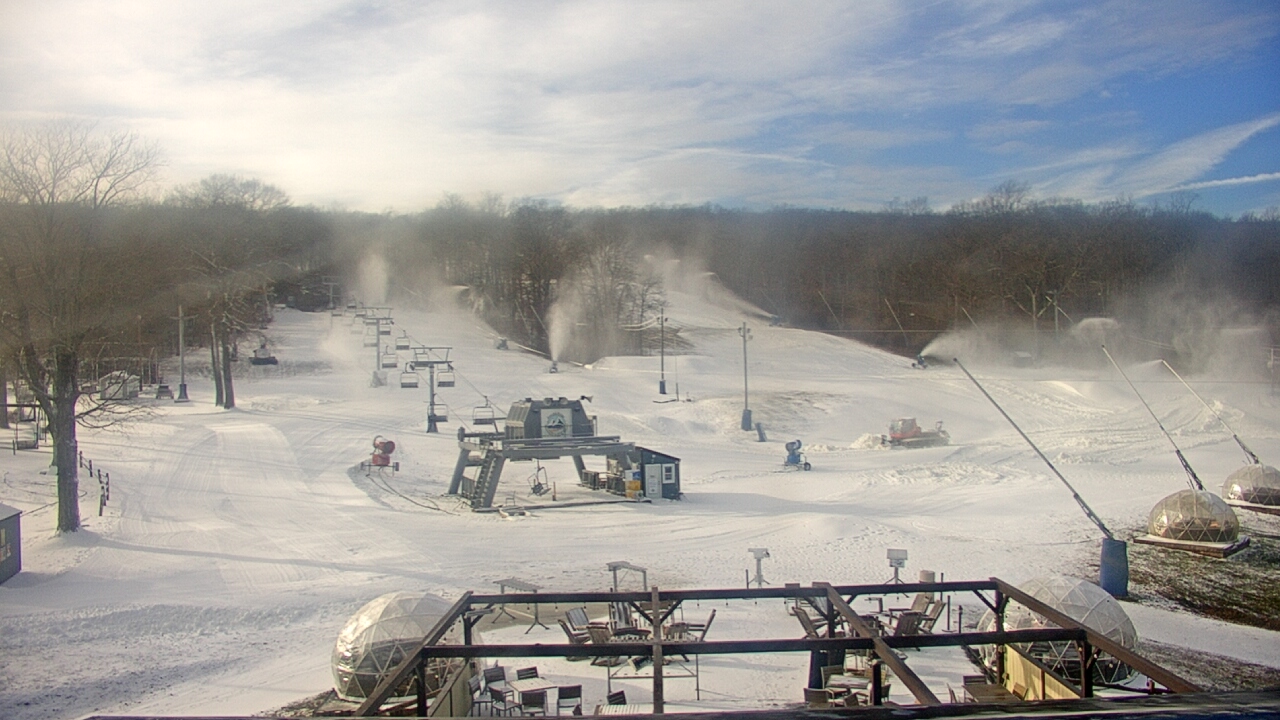 Thumbnail for current weather camera view from Powder Ridge Ski Resort in Middlefield, Connecticut