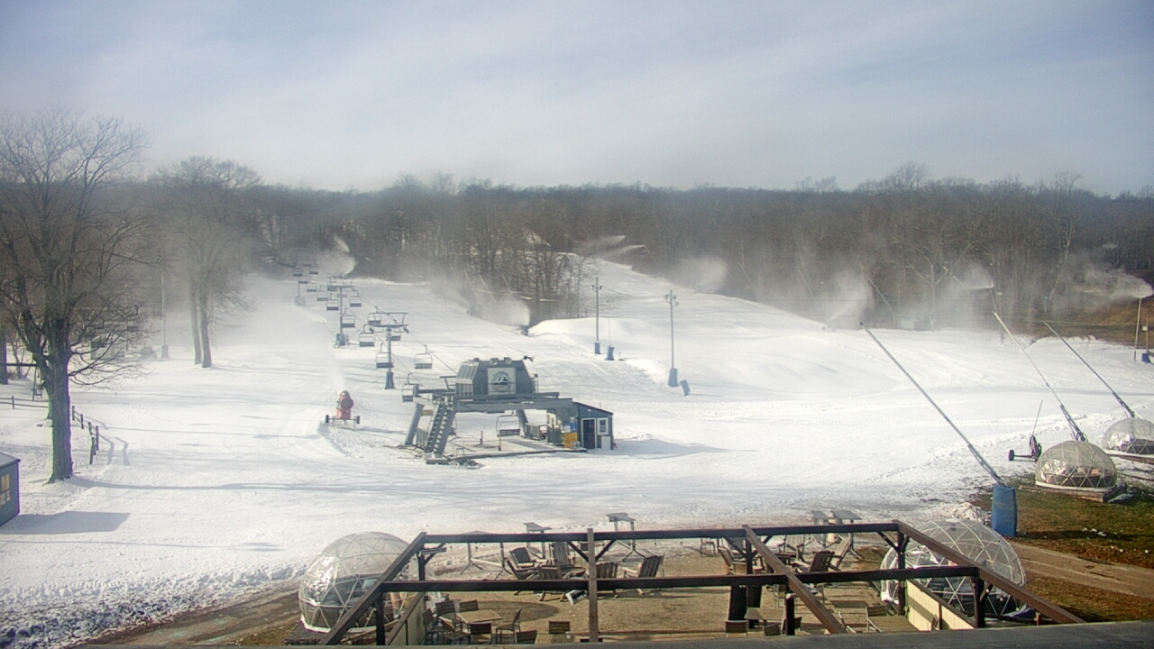 Thumbnail for current weather camera view from Powder Ridge Ski Resort in Middlefield, Connecticut