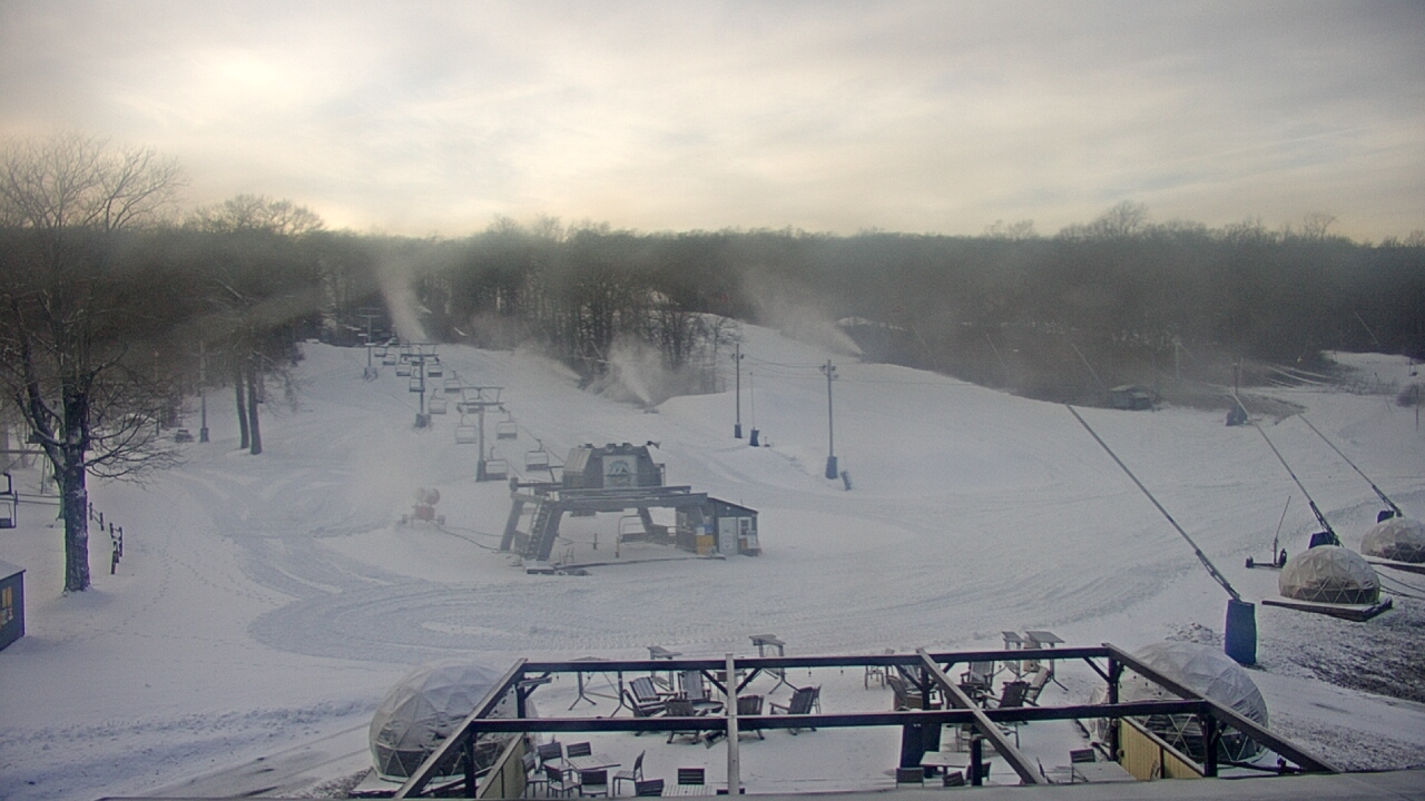 Thumbnail for current weather camera view from Powder Ridge Ski Resort in Middlefield, Connecticut