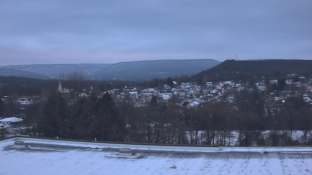 Thumbnail for current weather camera view from Juniata High School in Mifflintown, Pennsylvania