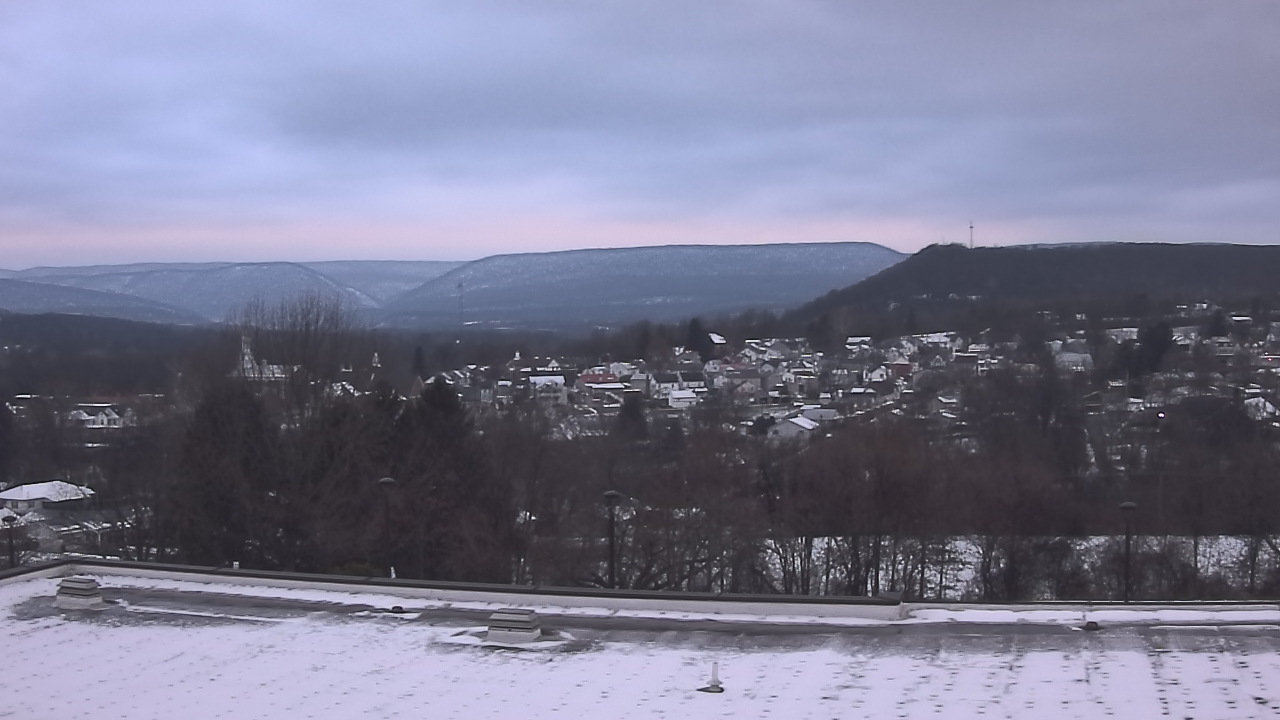 Thumbnail for current weather camera view from Juniata High School in Mifflintown, Pennsylvania