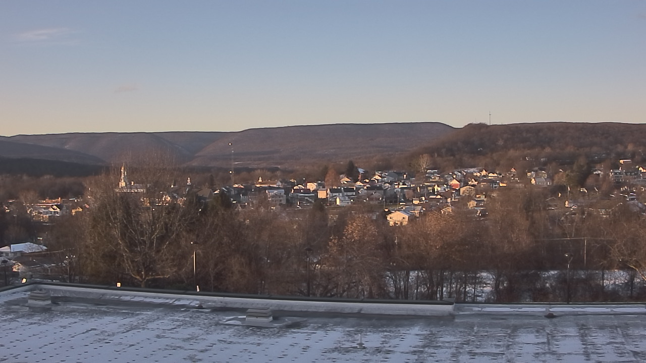 Thumbnail for current weather camera view from Juniata High School in Mifflintown, Pennsylvania