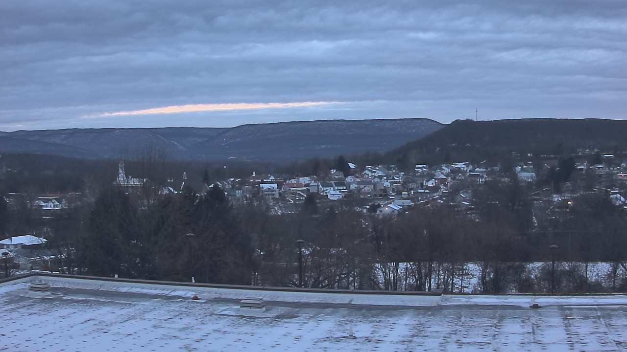 Thumbnail for current weather camera view from Juniata High School in Mifflintown, Pennsylvania