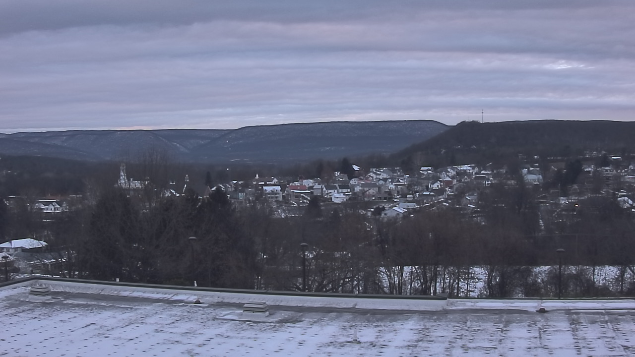 Thumbnail for current weather camera view from Juniata High School in Mifflintown, Pennsylvania