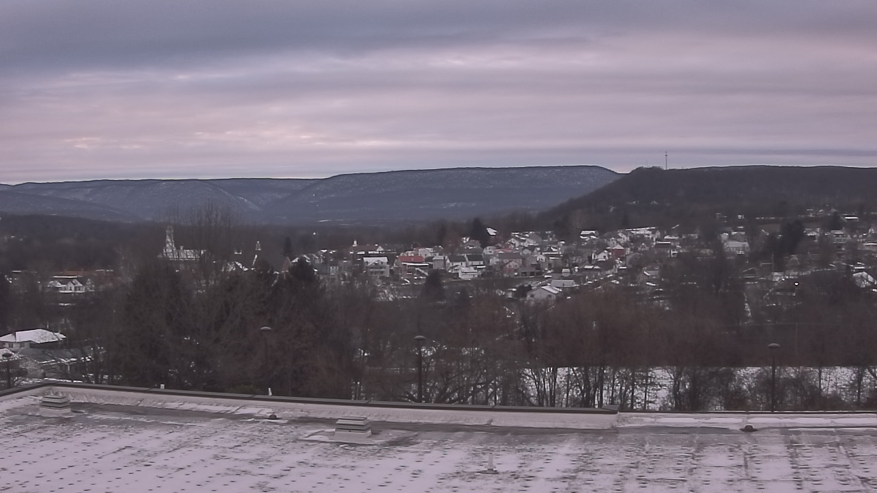 Thumbnail for current weather camera view from Juniata High School in Mifflintown, Pennsylvania
