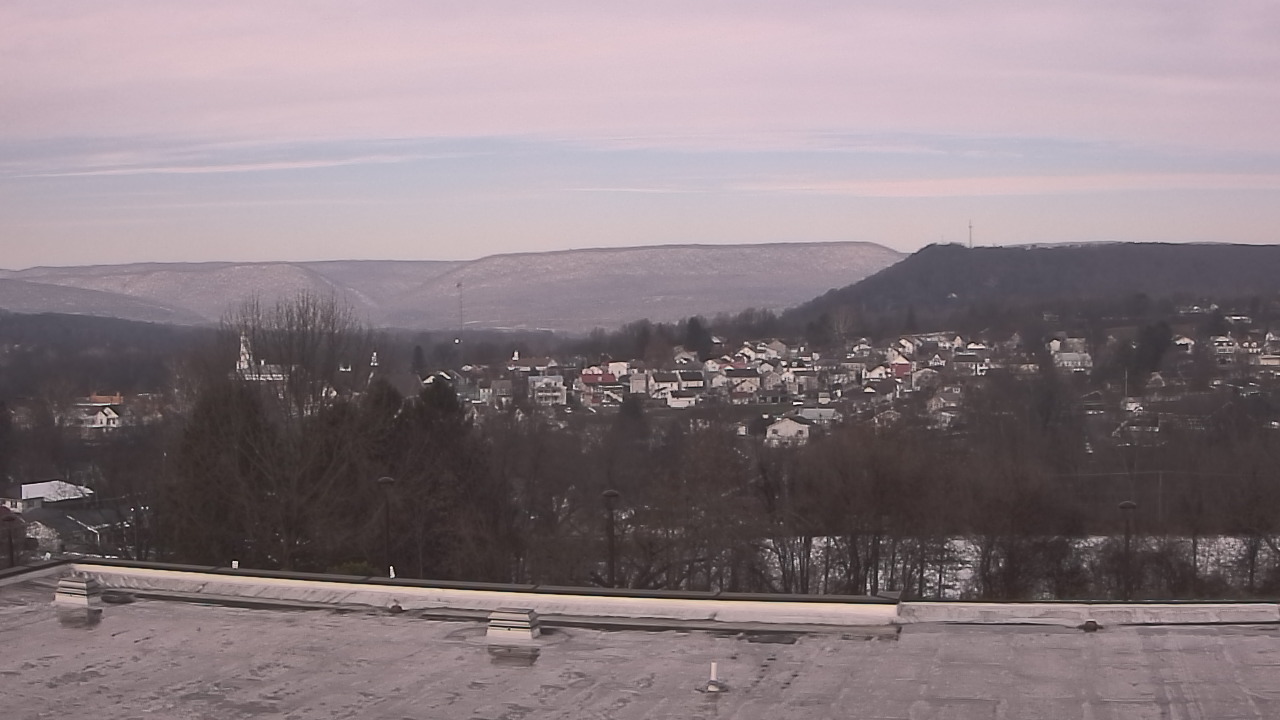 Thumbnail for current weather camera view from Juniata High School in Mifflintown, Pennsylvania