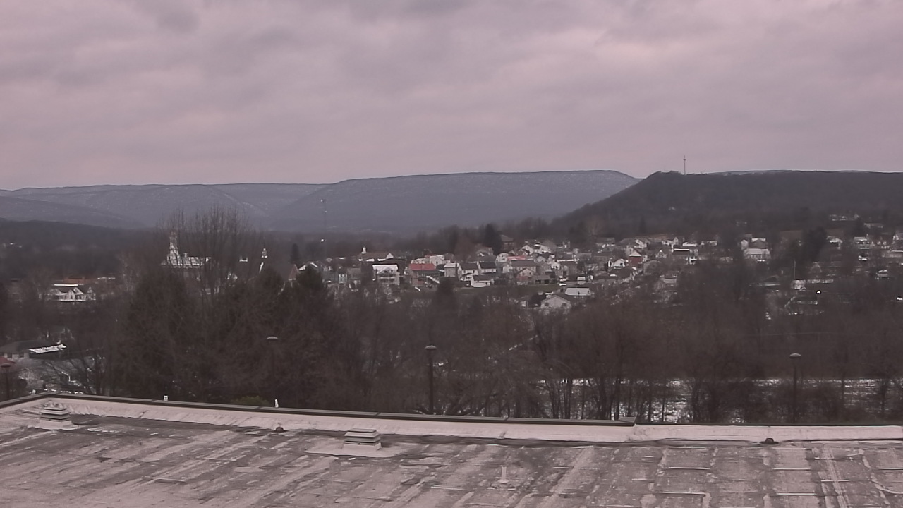 Thumbnail for current weather camera view from Juniata High School in Mifflintown, Pennsylvania