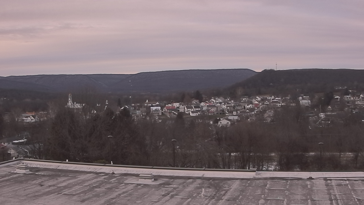 Thumbnail for current weather camera view from Juniata High School in Mifflintown, Pennsylvania