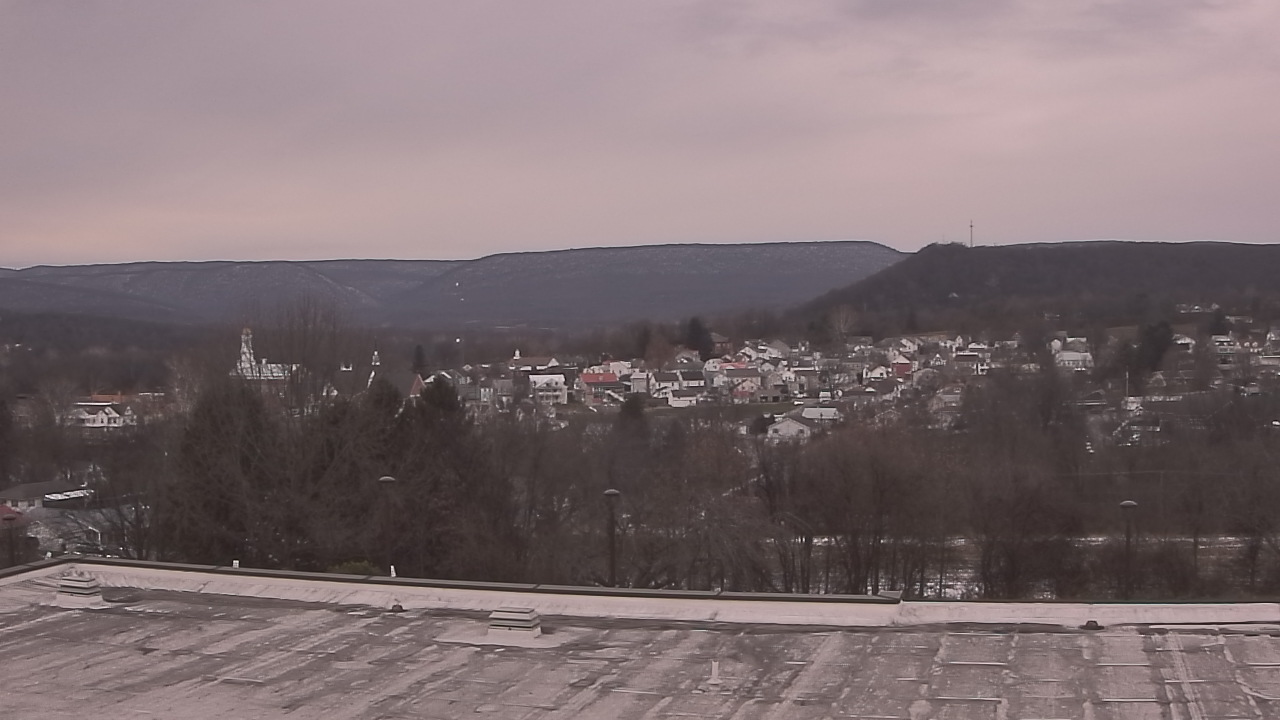 Thumbnail for current weather camera view from Juniata High School in Mifflintown, Pennsylvania