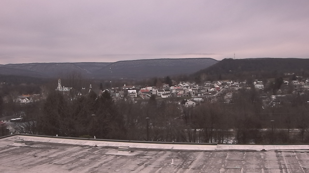 Thumbnail for current weather camera view from Juniata High School in Mifflintown, Pennsylvania