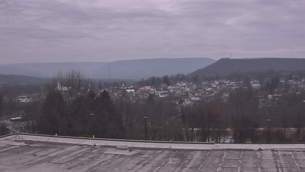 Thumbnail for current weather camera view from Juniata High School in Mifflintown, Pennsylvania