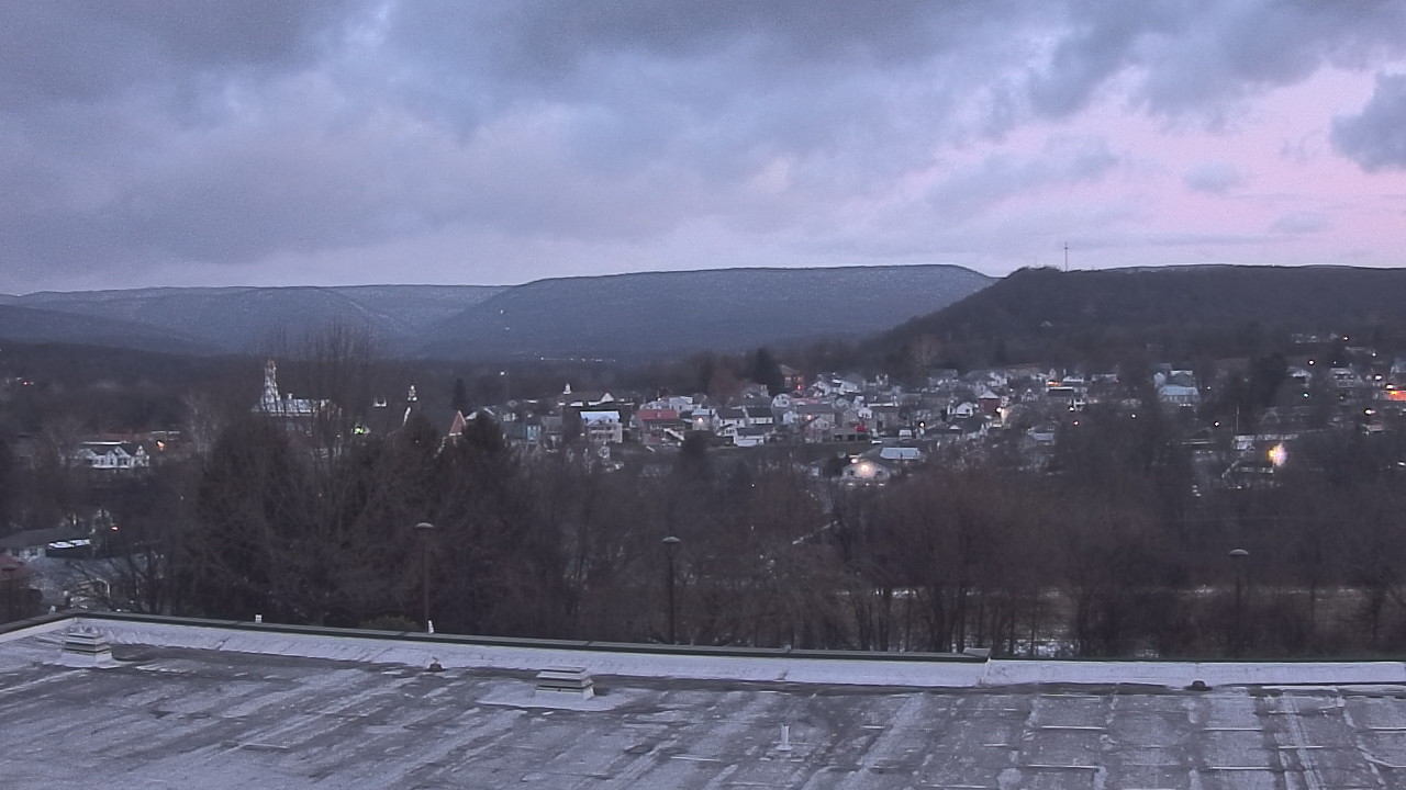Thumbnail for current weather camera view from Juniata High School in Mifflintown, Pennsylvania