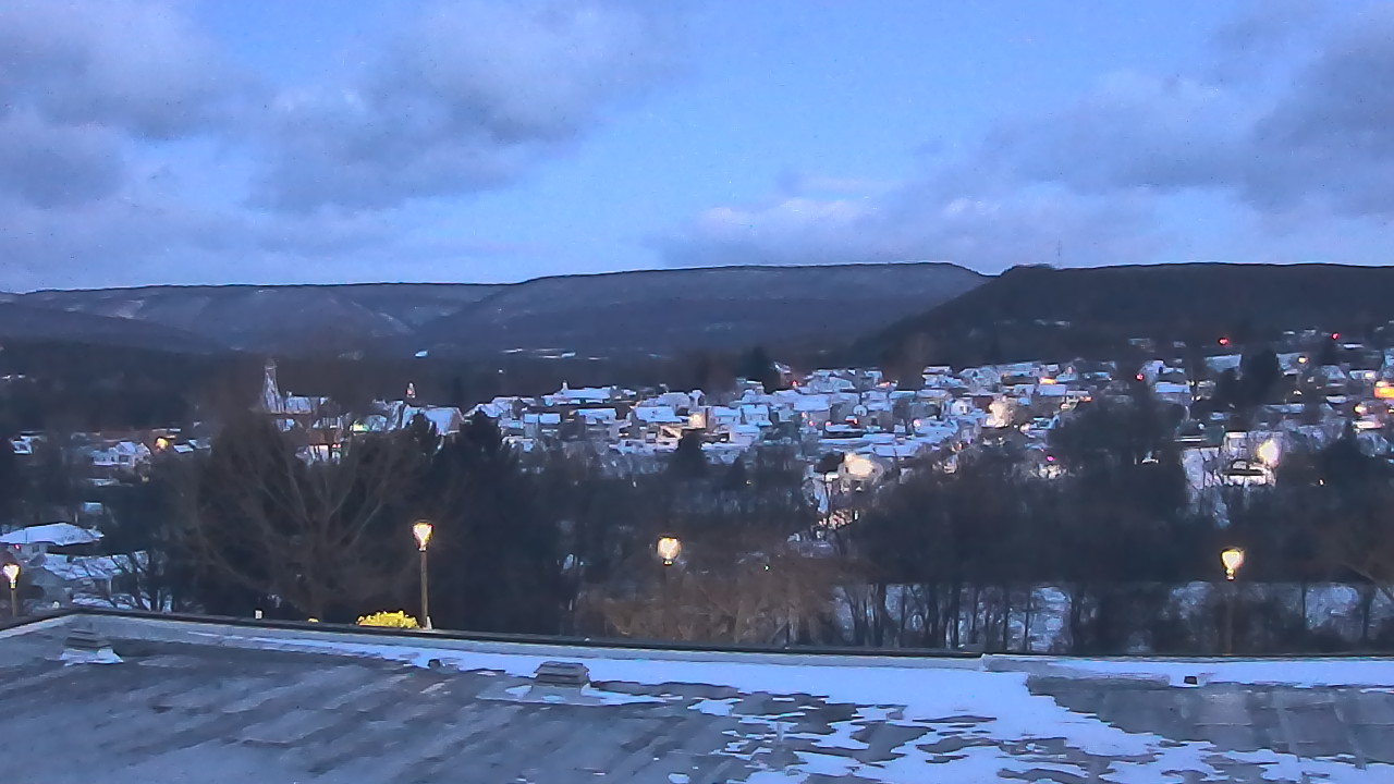 Thumbnail for current weather camera view from Juniata High School in Mifflintown, Pennsylvania