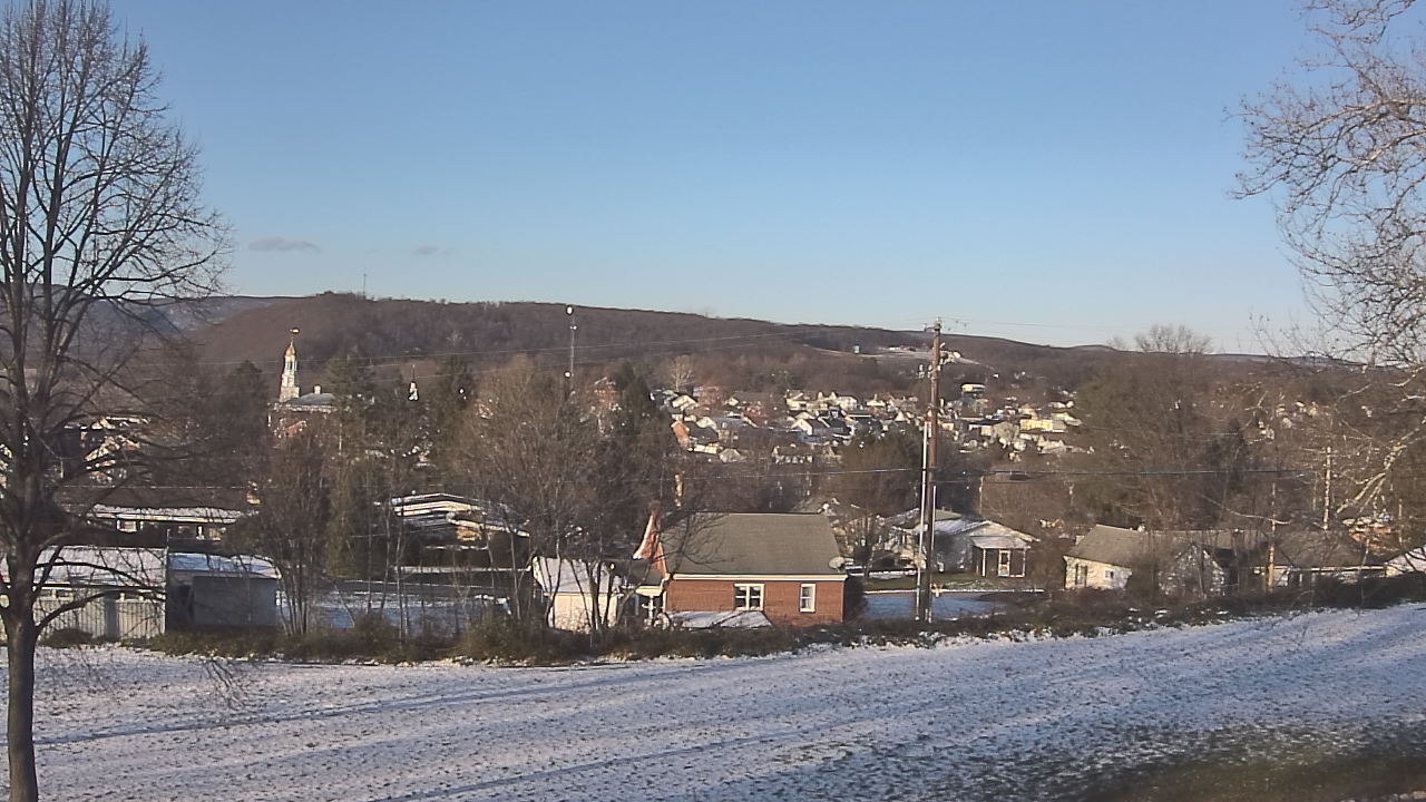 Thumbnail for current weather camera view from Tuscarora JHS in Mifflintown, Pennsylvania