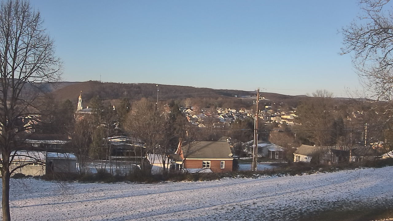 Thumbnail for current weather camera view from Tuscarora JHS in Mifflintown, Pennsylvania