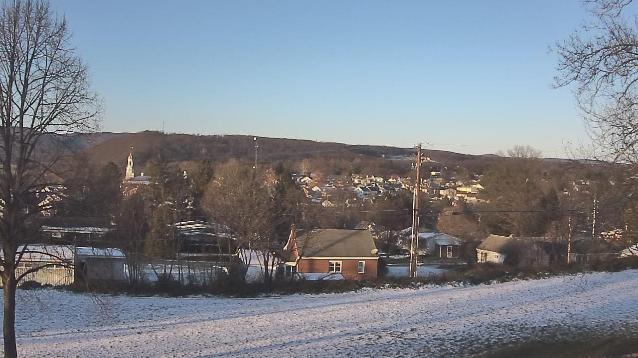 Thumbnail for current weather camera view from Tuscarora JHS in Mifflintown, Pennsylvania