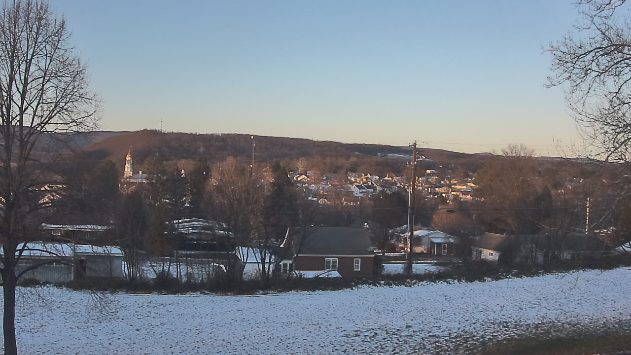Thumbnail for current weather camera view from Tuscarora JHS in Mifflintown, Pennsylvania
