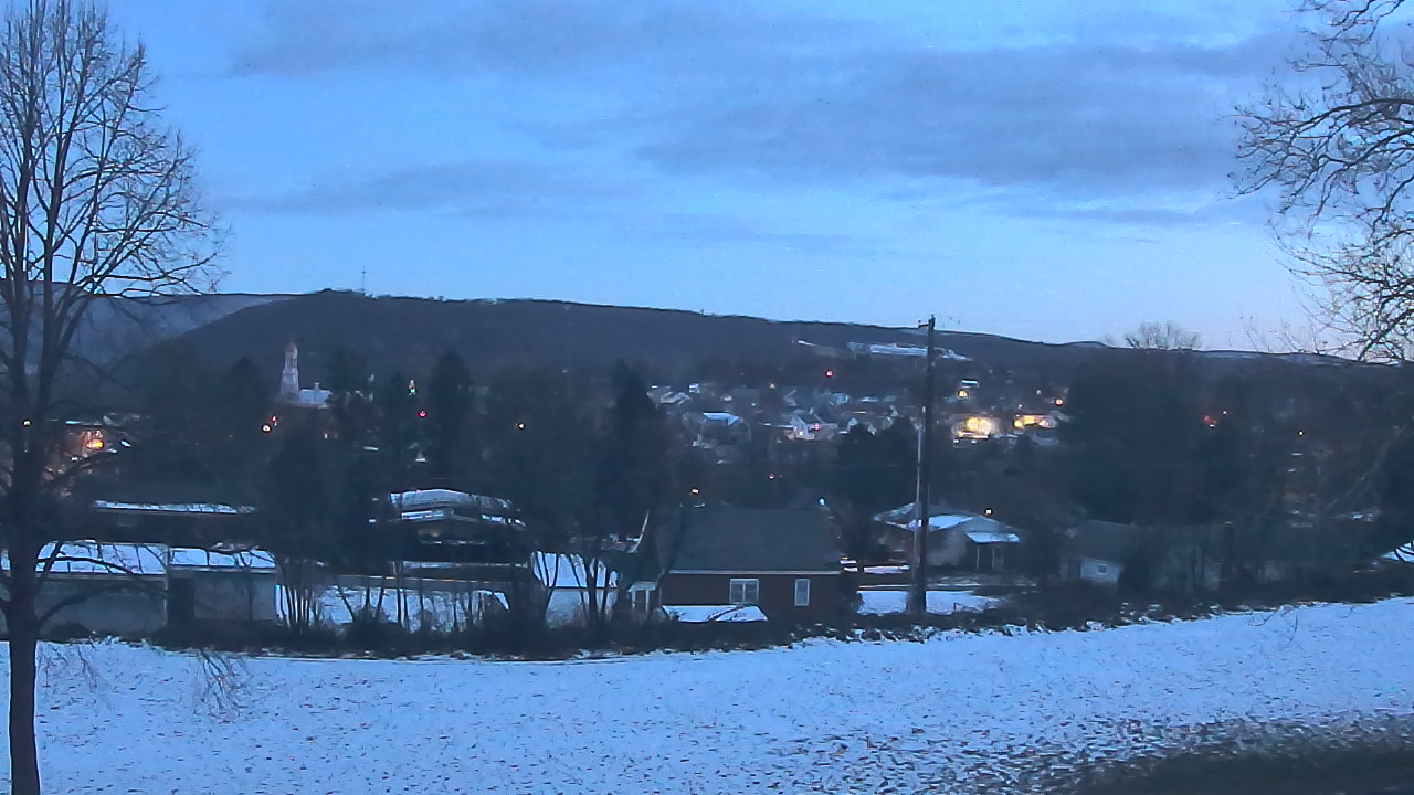 Thumbnail for current weather camera view from Tuscarora JHS in Mifflintown, Pennsylvania