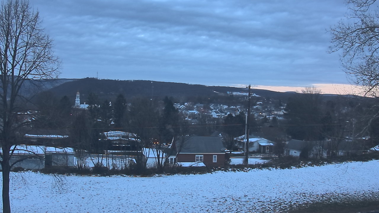 Thumbnail for current weather camera view from Tuscarora JHS in Mifflintown, Pennsylvania