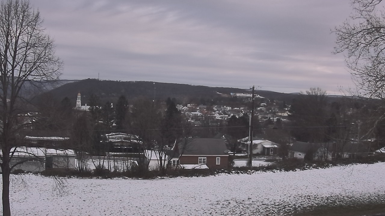 Thumbnail for current weather camera view from Tuscarora JHS in Mifflintown, Pennsylvania