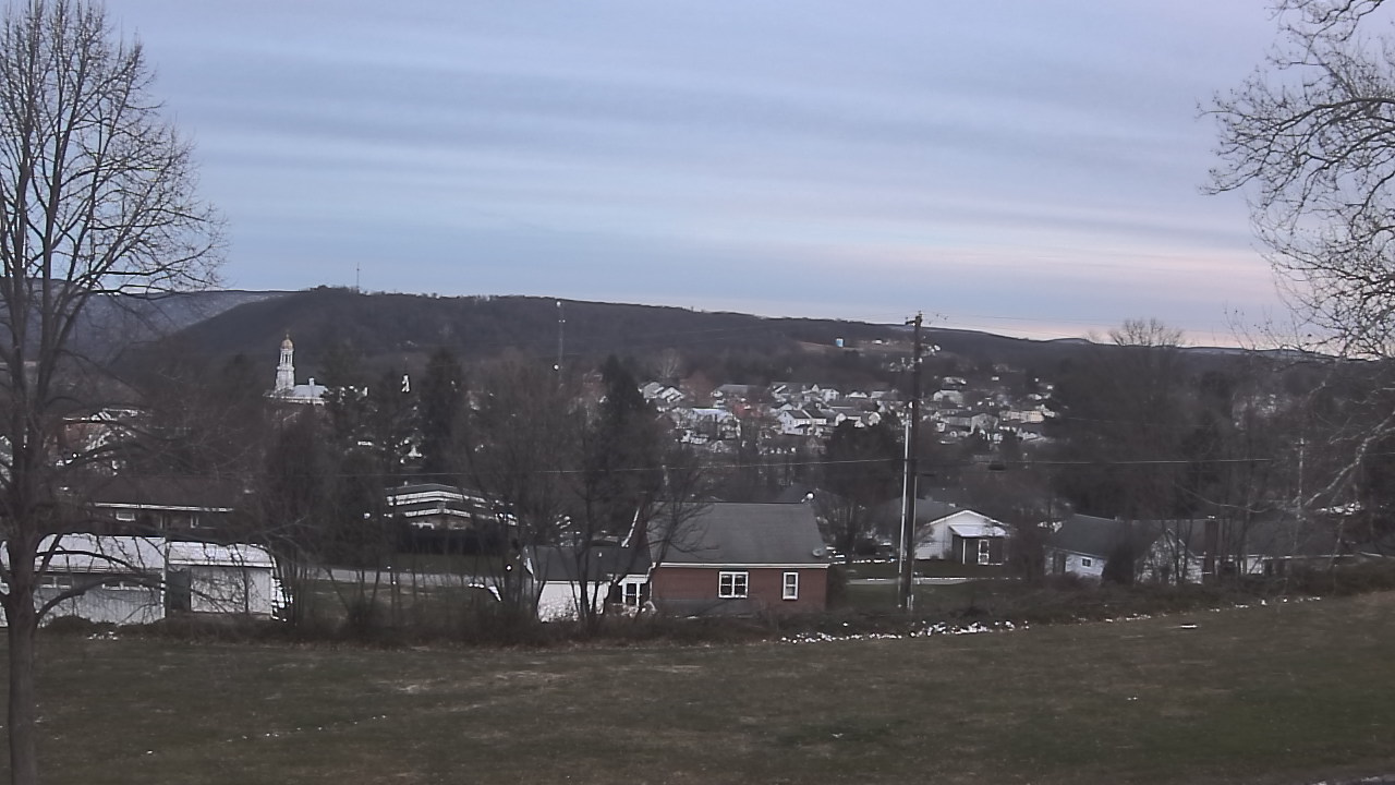 Thumbnail for current weather camera view from Tuscarora JHS in Mifflintown, Pennsylvania
