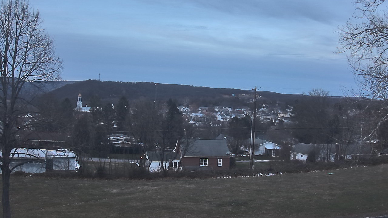 Thumbnail for current weather camera view from Tuscarora JHS in Mifflintown, Pennsylvania
