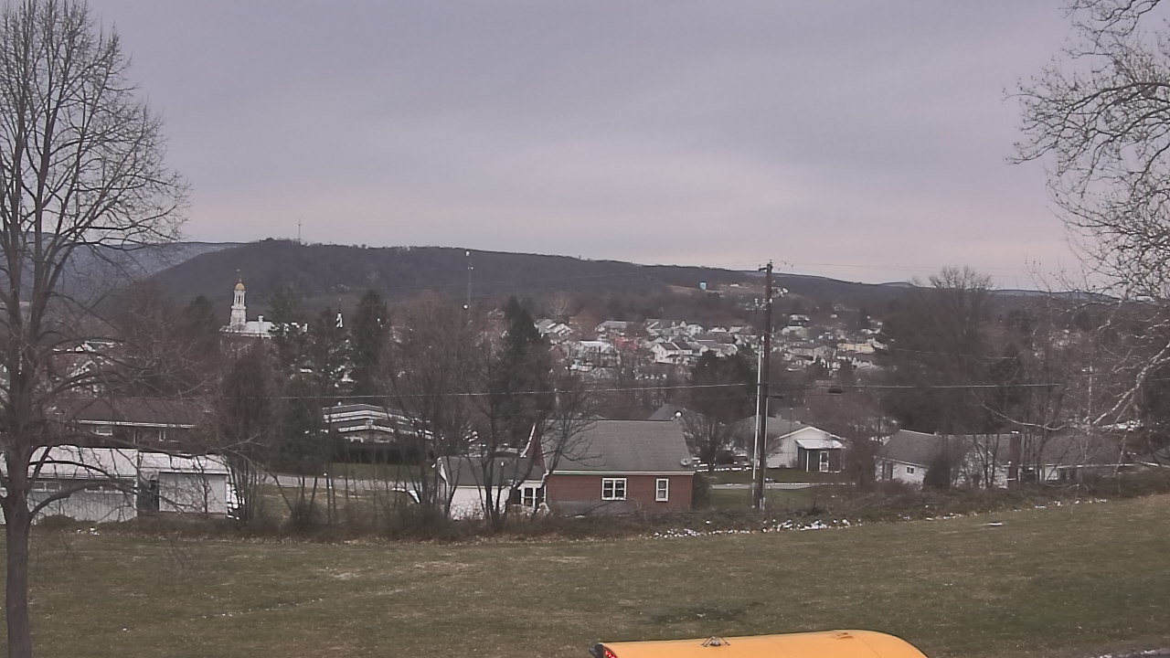 Thumbnail for current weather camera view from Tuscarora JHS in Mifflintown, Pennsylvania