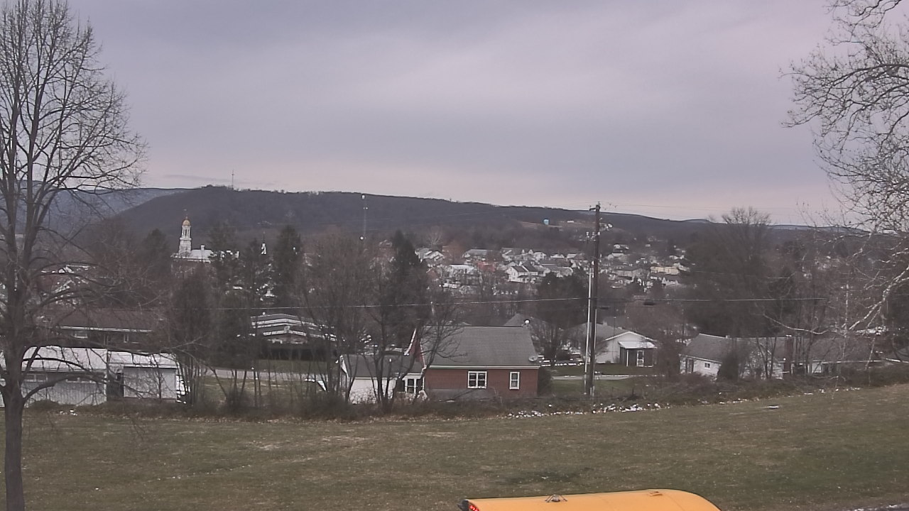 Thumbnail for current weather camera view from Tuscarora JHS in Mifflintown, Pennsylvania