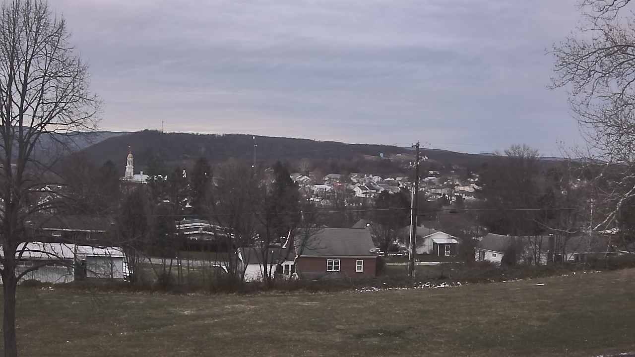 Thumbnail for current weather camera view from Tuscarora JHS in Mifflintown, Pennsylvania