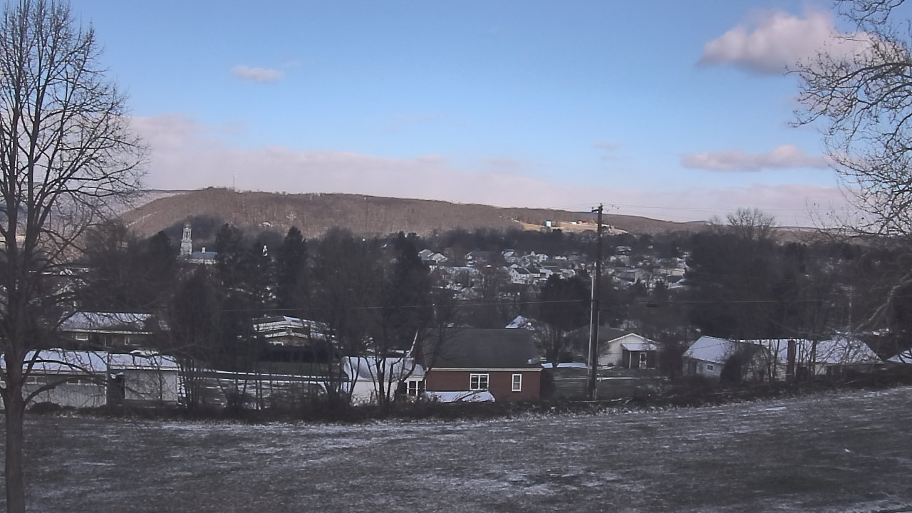Thumbnail for current weather camera view from Tuscarora JHS in Mifflintown, Pennsylvania