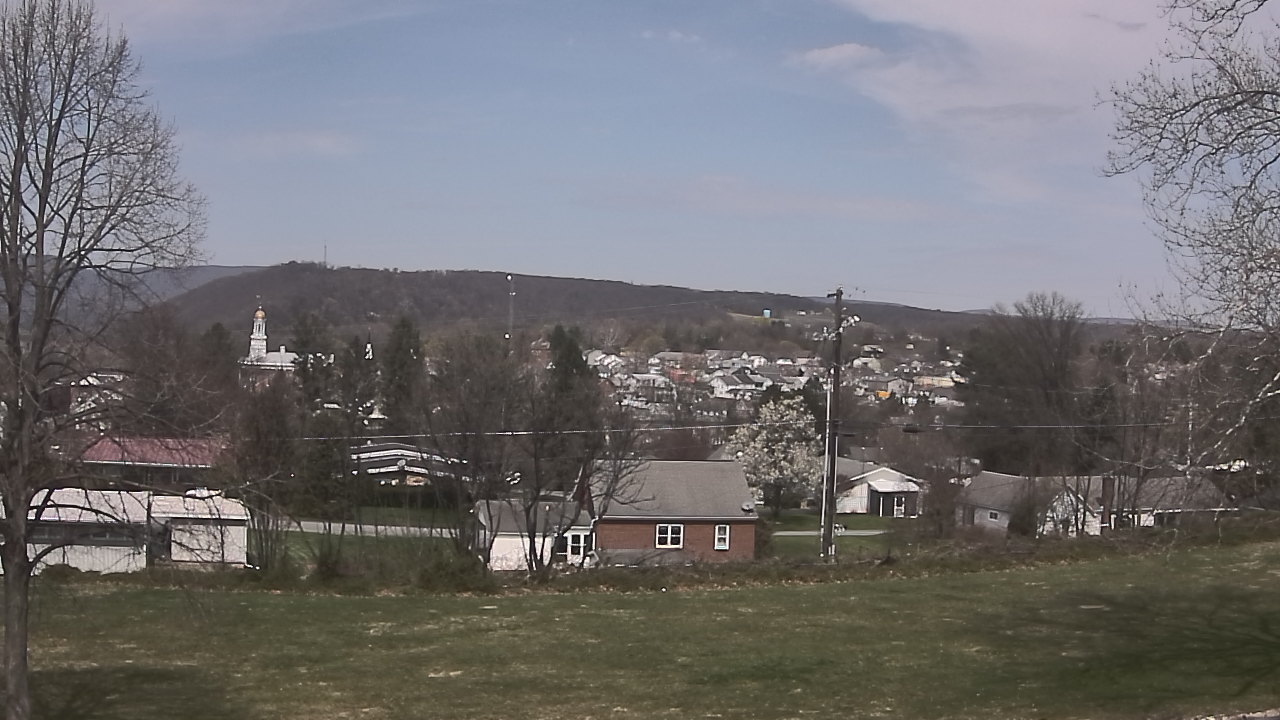 Thumbnail for current weather camera view from Tuscarora JHS in Mifflintown, Pennsylvania