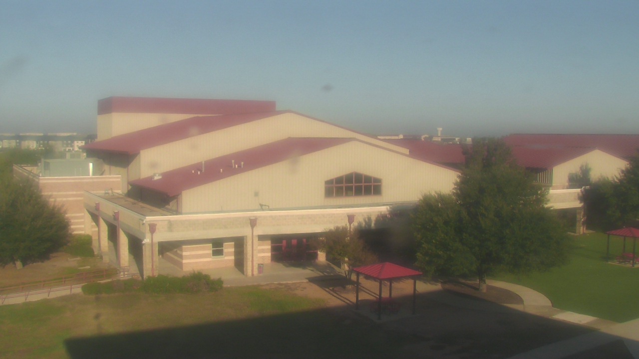 Thumbnail for current weather camera view from Manor HS in Manor, Texas