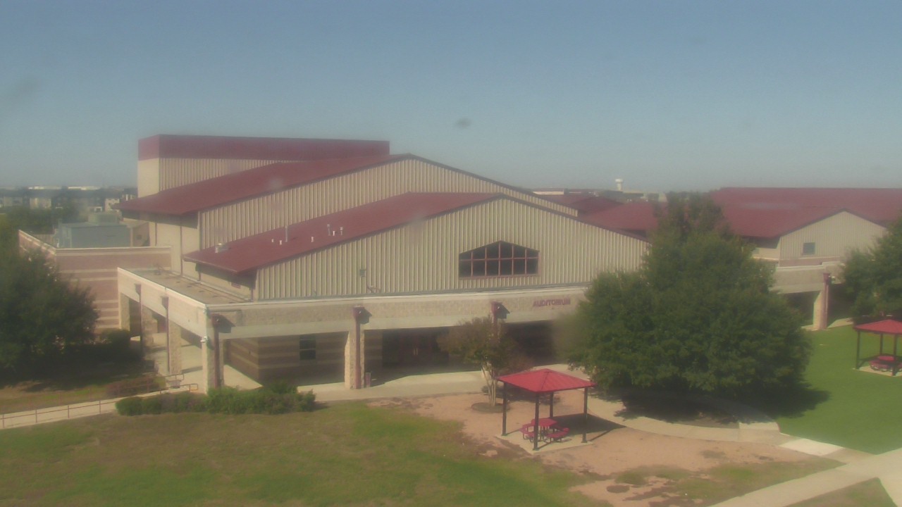 Thumbnail for current weather camera view from Manor HS in Manor, Texas