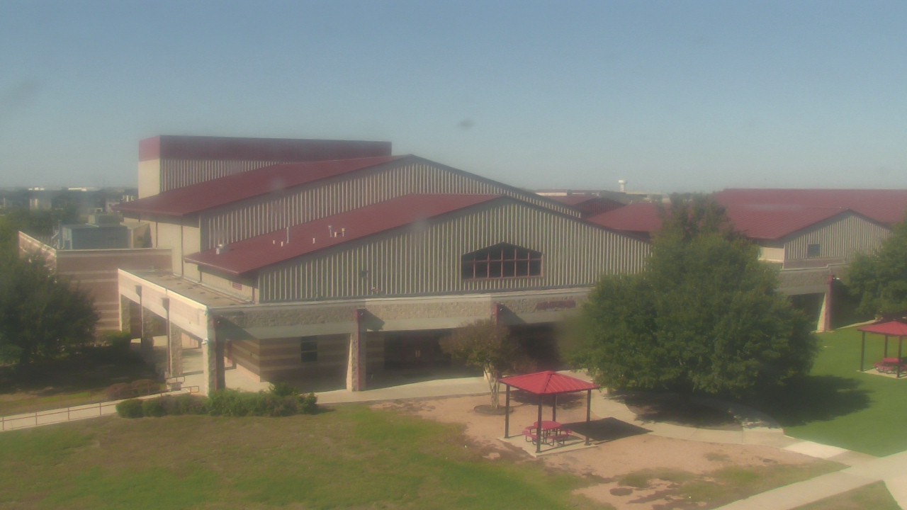 Thumbnail for current weather camera view from Manor HS in Manor, Texas