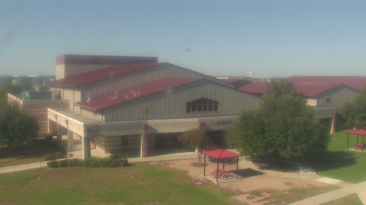 Thumbnail for current weather camera view from Manor HS in Manor, Texas