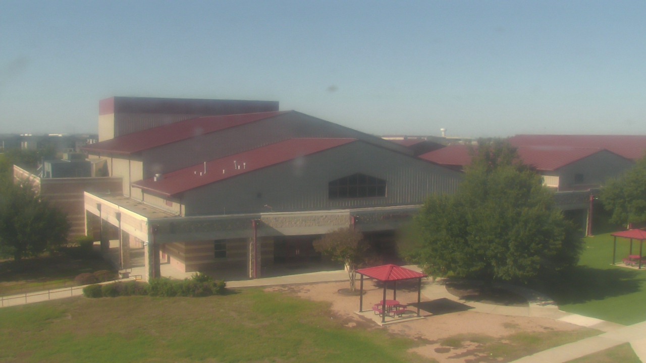 Thumbnail for current weather camera view from Manor HS in Manor, Texas