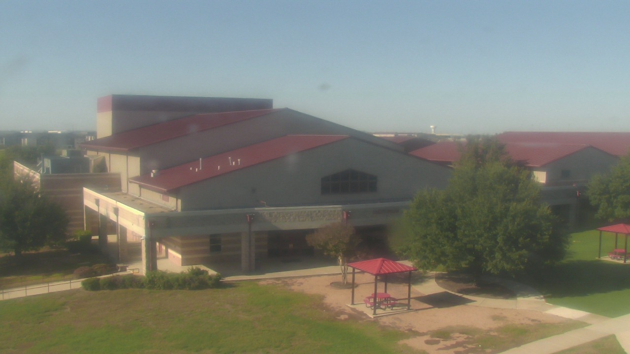 Thumbnail for current weather camera view from Manor HS in Manor, Texas