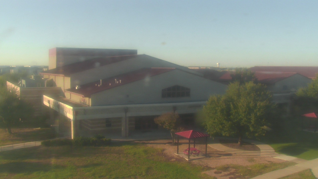 Thumbnail for current weather camera view from Manor HS in Manor, Texas