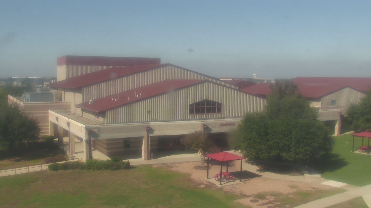 Thumbnail for current weather camera view from Manor HS in Manor, Texas