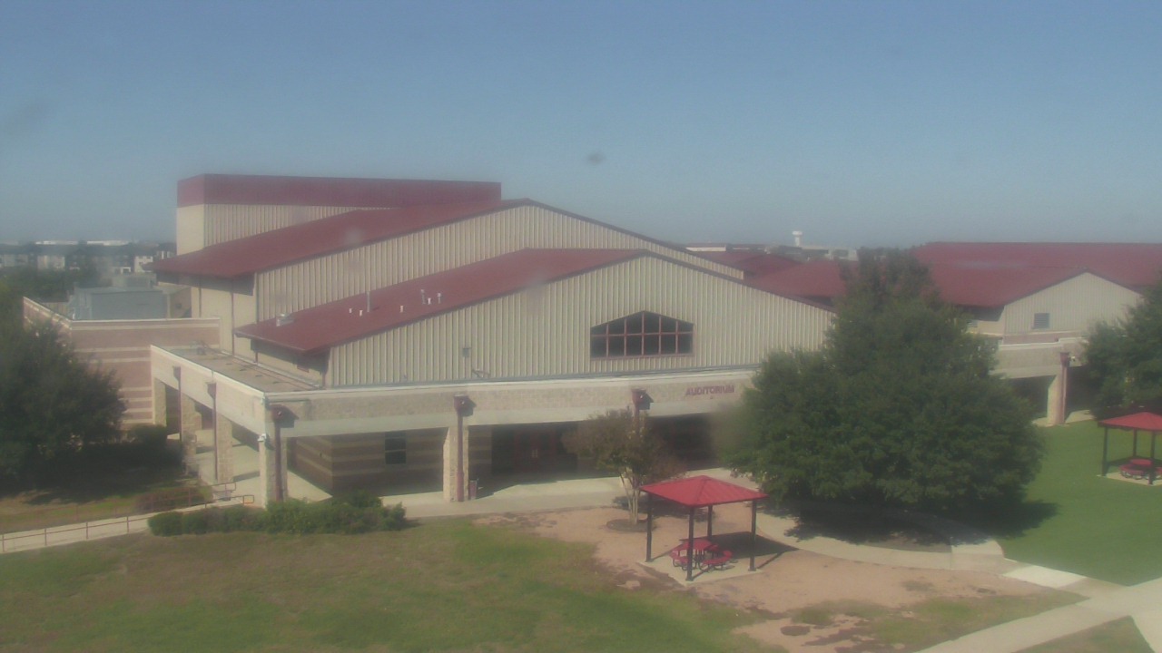 Thumbnail for current weather camera view from Manor HS in Manor, Texas
