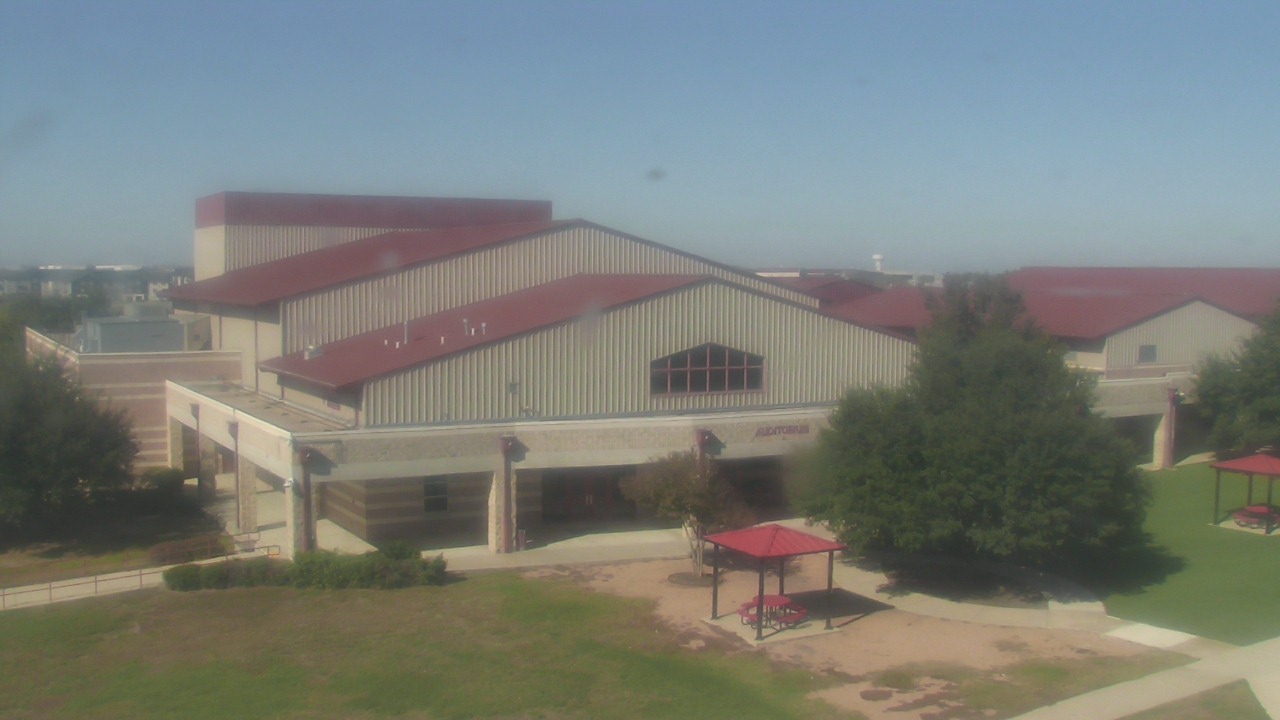 Thumbnail for current weather camera view from Manor HS in Manor, Texas