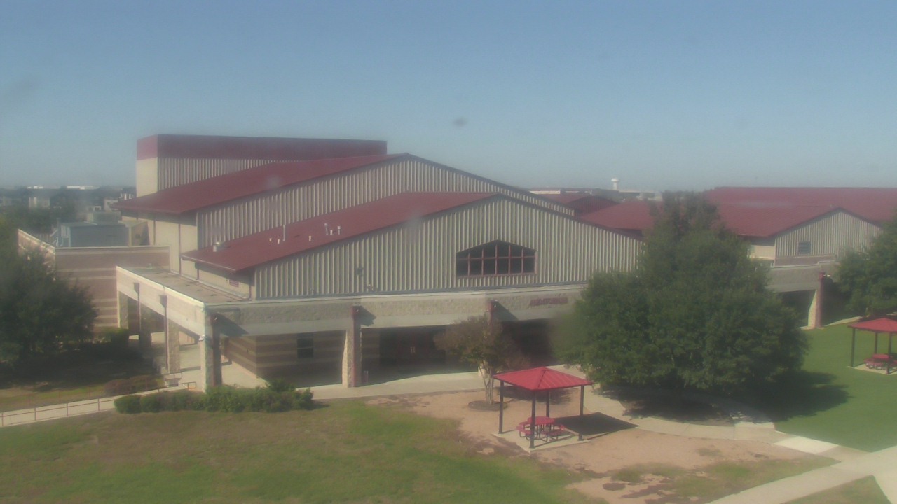 Thumbnail for current weather camera view from Manor HS in Manor, Texas