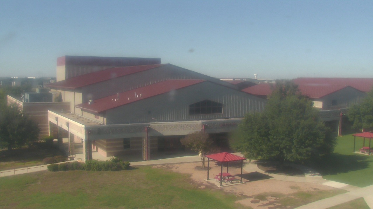 Thumbnail for current weather camera view from Manor HS in Manor, Texas