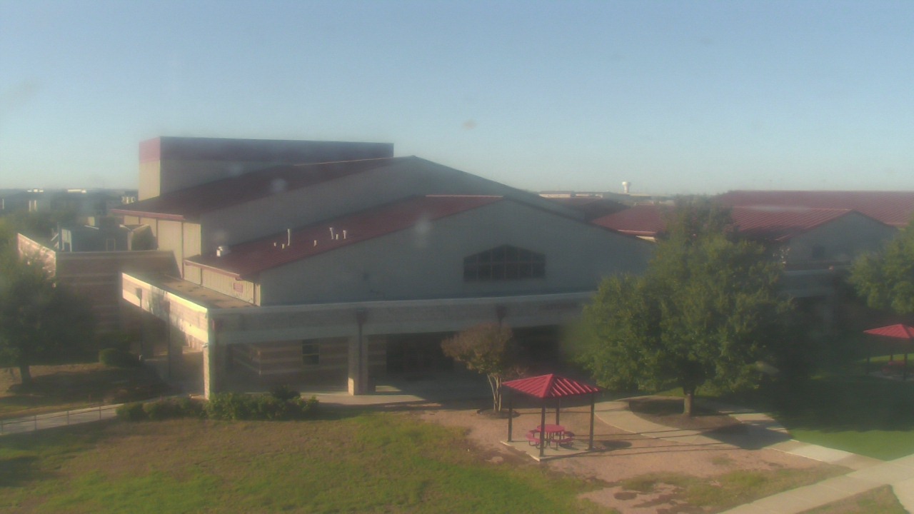 Thumbnail for current weather camera view from Manor HS in Manor, Texas