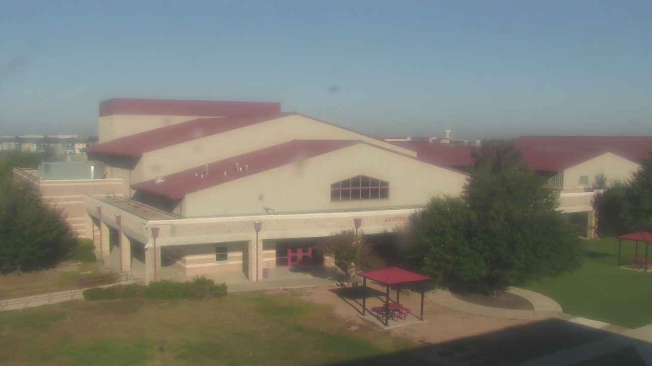 Thumbnail for current weather camera view from Manor HS in Manor, Texas