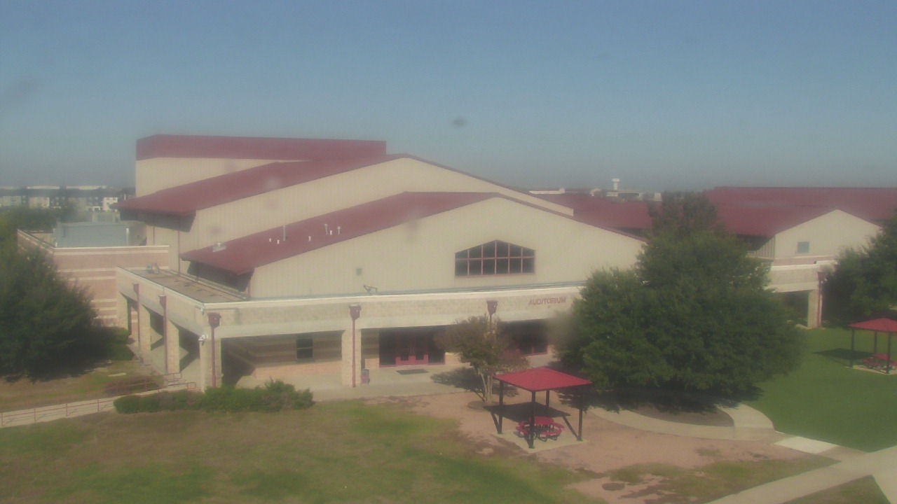 Thumbnail for current weather camera view from Manor HS in Manor, Texas
